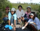 2   Fishing Cat Research and Conservation project Team in Feb 2011 Passanan Cutter